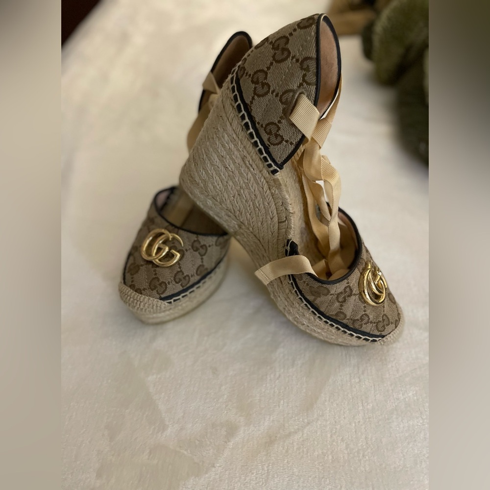 Gucci Wedge Espadrilles